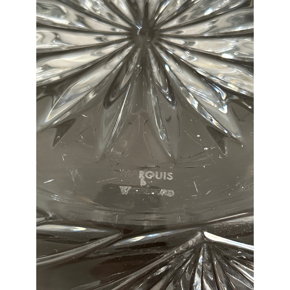 WATERFORD Marquis MAXIMILLION CENTERPIECE BOWL, Cut Lead Crystal, 12", ITALY - Picture 4 of 5